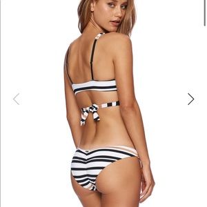 Beach bunny stripe bikini
